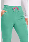 Mint Condition - Women's High Rise 4-Pocket Flare Scrub Pants (View 3)