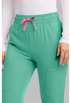 Mint Condition - Women's High Rise 4-Pocket Flare Scrub Pants (View 4)