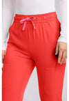 One In A Melon - Women's High Rise 4-Pocket Flare Scrub Pants (View 4)
