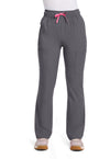 Pewter - Med Couture AMP Women Scrub Pants - Front View
