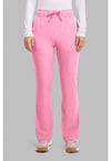 Pixel Pink - Med Couture AMP Women Scrub Pants - Front View