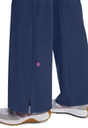 Navy - Women's Wide Leg Pull On Scrub Pants (View 3)