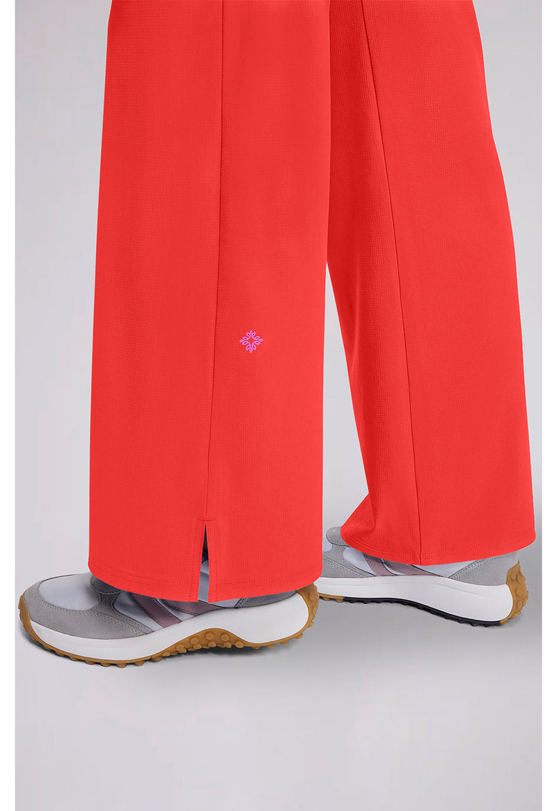 One In A Melon - Women's Wide Leg Pull On Scrub Pants (View 4)