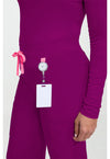 Plum Royale - Women's Wide Leg Pull On Scrub Pants (View 3)