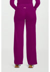 Plum Royale - Med Couture AMP Women Scrub Pants - Back View