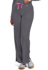 Pewter - Med Couture AMP Women Scrub Pants - Front View