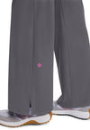 Pewter - Women's Wide Leg Pull On Scrub Pants (View 3)