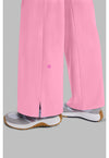 Pixel Pink - Women's Wide Leg Pull On Scrub Pants (View 4)