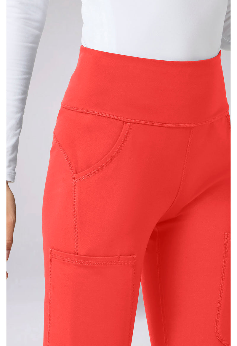 One In A Melon - Women's Flare Leg Yoga Scrub Pants (View 3)