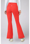 One In A Melon - Med Couture AMP Knit Women Scrub Pants - Back View