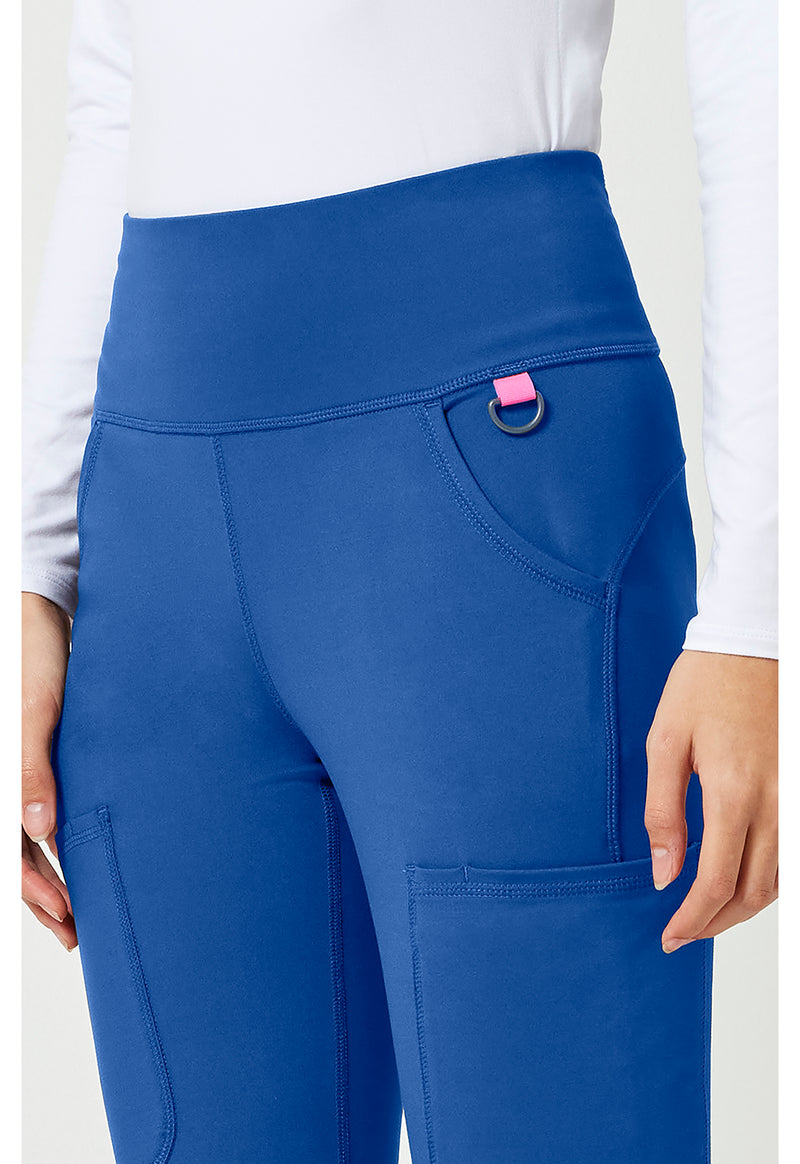 Royal - Women's Flare Leg Yoga Scrub Pants (View 4)