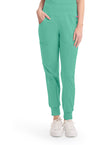 Mint Condition - Med Couture AMP Knit Women Scrub Pants - Front View