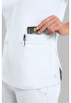 White - 3 Pocket Top (View 2)