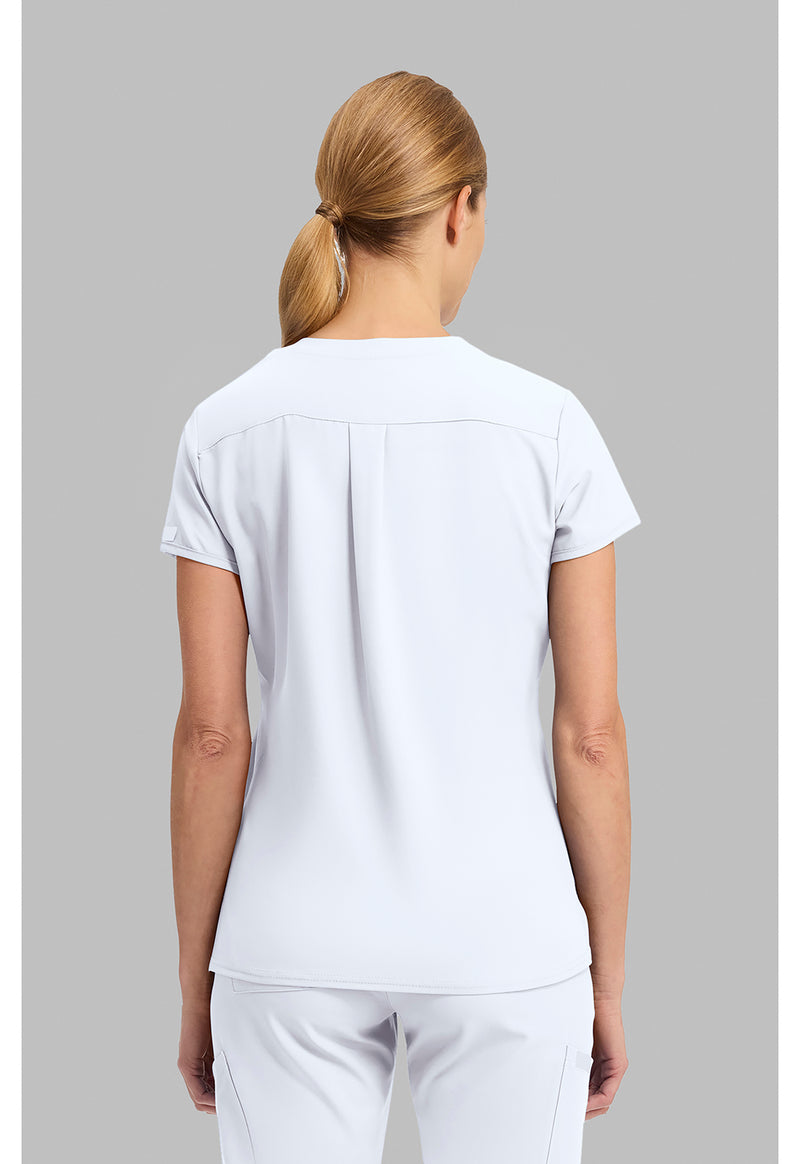 White - 3 Pocket Top (Back)