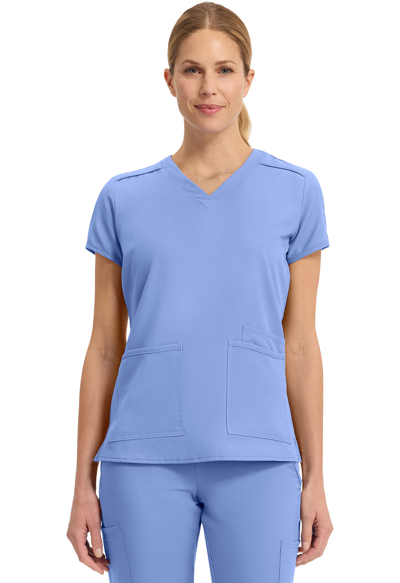 Ciel - Med Couture Insight Women Scrub Top - Front View