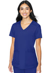Galaxy - Med Couture Insight Women Scrub Top - Front View