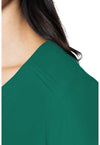 Hunter Green - Women's 3 Pocket Scrub Top (View 2)