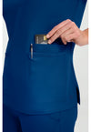 Ocean Abyss - Women's 3 Pocket Scrub Top (View 2)
