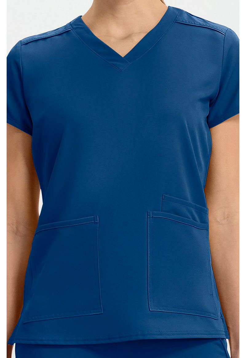 Ocean Abyss - Women's 3 Pocket Scrub Top (View 3)