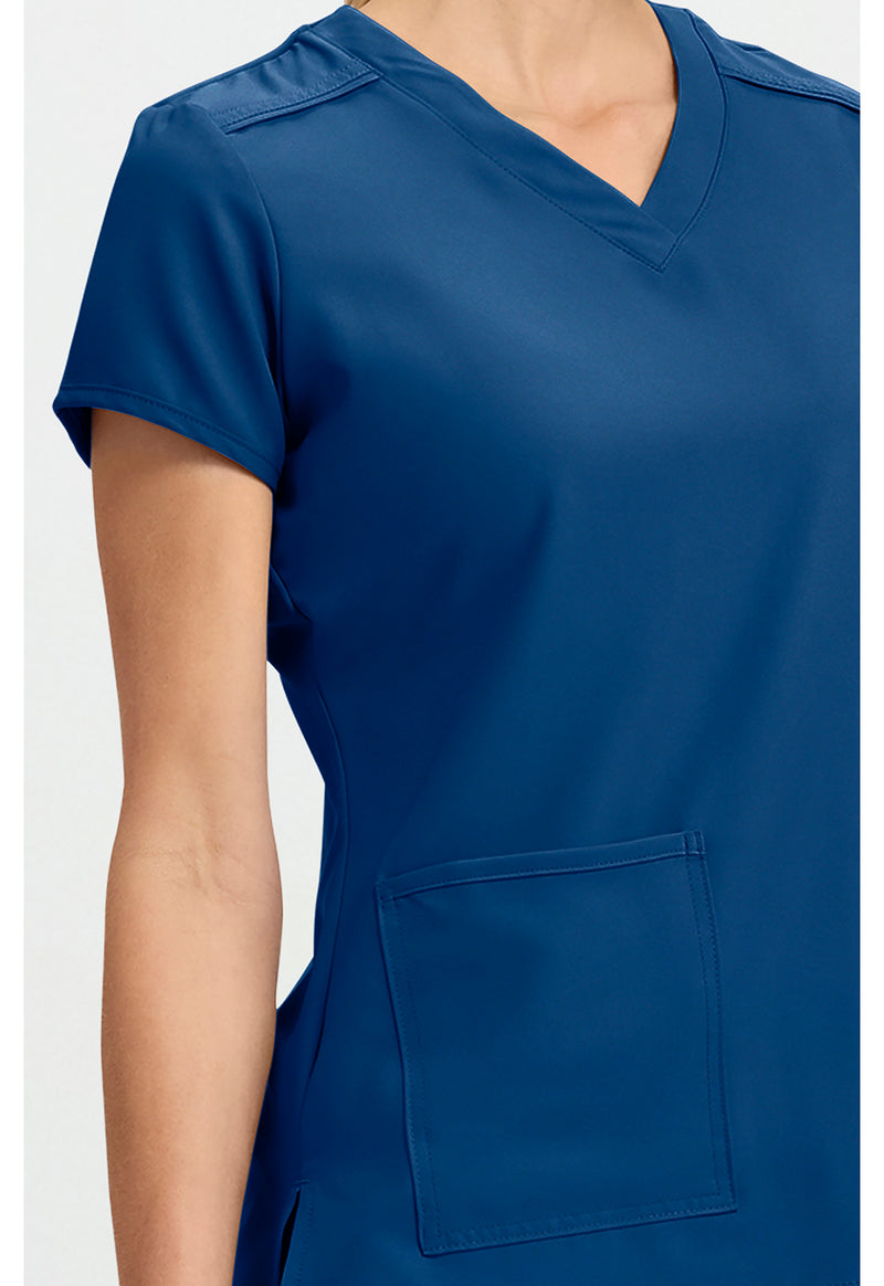 Ocean Abyss - Women's 3 Pocket Scrub Top (View 4)