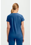 Ocean Abyss - Med Couture Insight Women Scrub Top - Back View