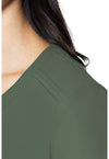 Olive - Women's 3 Pocket Scrub Top (View 2)