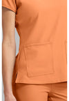 Papa Don't Peach - Women's 3 Pocket Scrub Top (View 4)