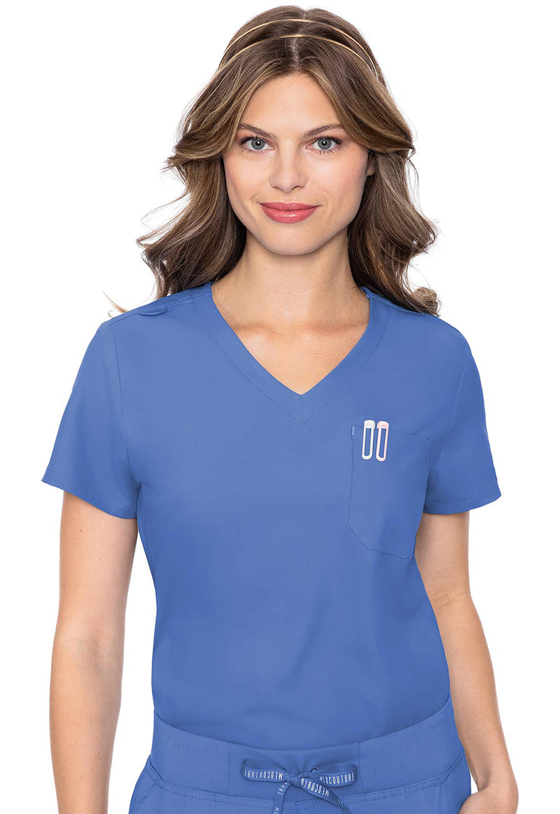 Ciel - Med Couture Insight Women Scrub Top - Front View