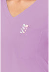 Lilac - Women's One Pocket Tuck-In Scrub Top (View 2)