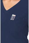 Navy - Women's One Pocket Tuck-In Scrub Top (View 2)
