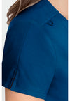 Ocean Abyss - Women's One Pocket Tuck-In Scrub Top (View 2)