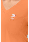 Papa Don't Peach - Women's One Pocket Tuck-In Scrub Top (View 3)