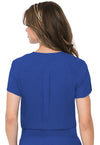 Royal - Med Couture Insight Women Scrub Top - Back View