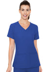 Royal - Med Couture Insight Women Scrub Top - Front View