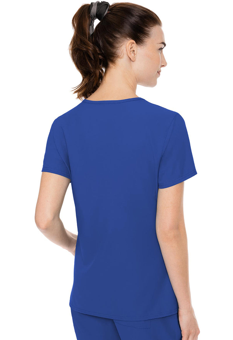 Royal - Med Couture Insight Women Scrub Top - Back View