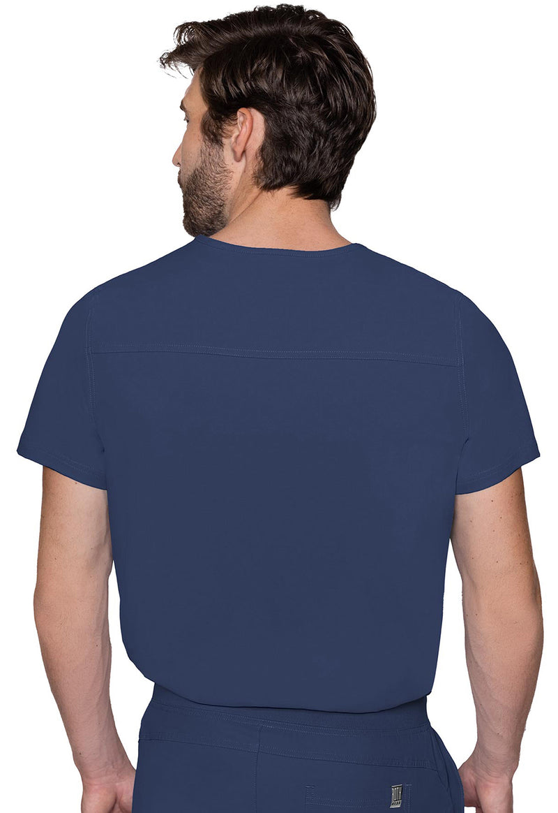 navy - 1 Pocket Top (Back)