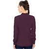 wine - Zip Front Warm-Up With Shoulder Yokes