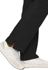 Black - Women's Zipper Scrub Pants – Petite (View 4)