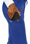 Galaxy - Women's Zipper Scrub Pants – Petite (View 3)