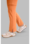 Papa Don't Peach - Women's Zipper Scrub Pants – Petite (View 2)