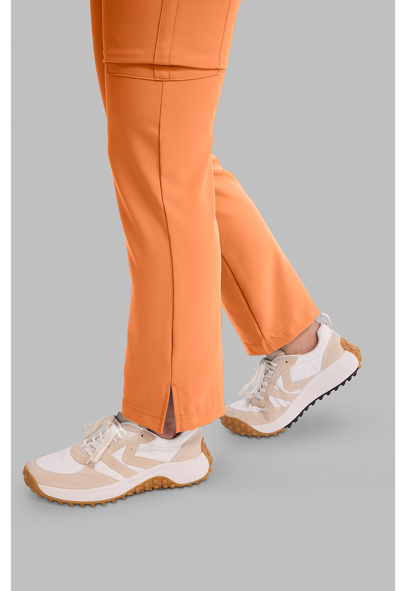 Papa Don't Peach - Women's Zipper Scrub Pants – Petite (View 2)