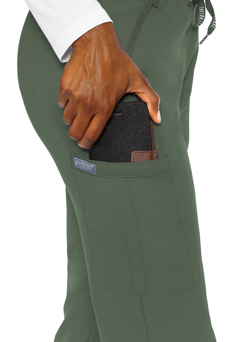 Olive - Women's Zipper Scrub Pants – Tall (View 2)