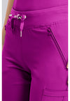 Back to the Fuschia - Women's Zipper Scrub Pants – Regular (View 4)