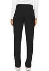 Black - Med Couture Insight Women Scrub Pants - Back View