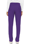Grape - Med Couture Insight Women Scrub Pants - Back View