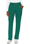 Hunter Green - Med Couture Insight Women Scrub Pants - Front View