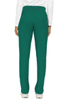 Hunter Green - Med Couture Insight Women Scrub Pants - Back View