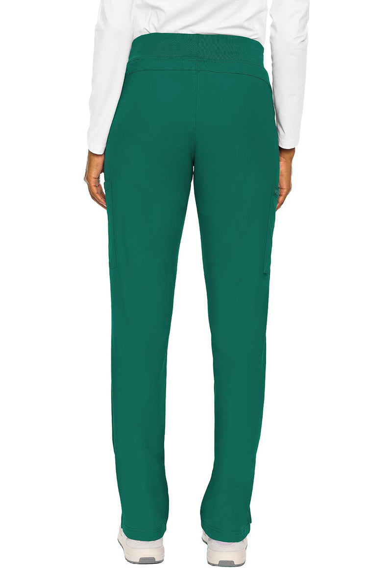 Hunter Green - Med Couture Insight Women Scrub Pants - Back View