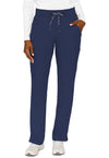Navy - Med Couture Insight Women Scrub Pants - Front View