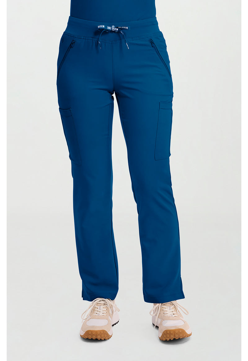 Ocean Abyss - Med Couture Insight Women Scrub Pants - Front View